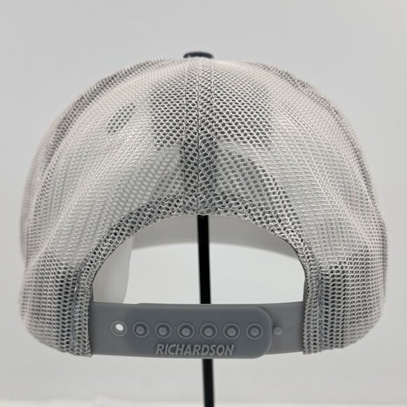 Rattler Ropes Mesh Trucker Hat Blue Gray Adjustable Snapback Cap Rodeo MD/LG - Picture 3 of 9